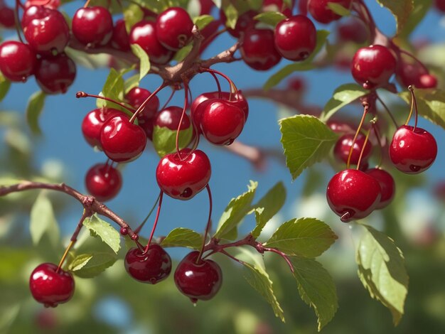 Free photo cherries