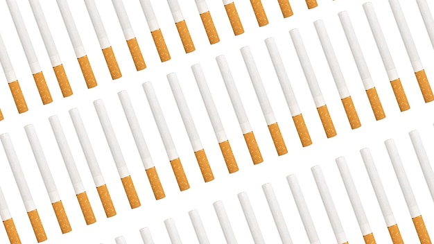 Free photo of cigarette on white background