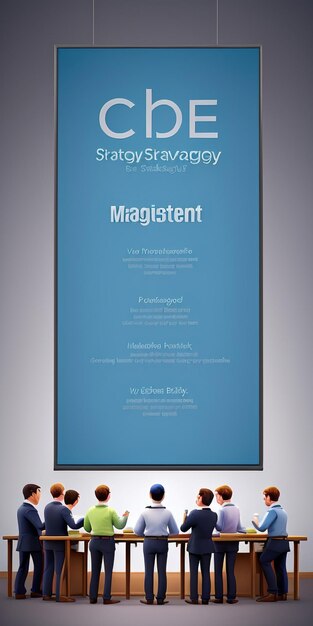 Free photo corporate management strategy solution branding concept