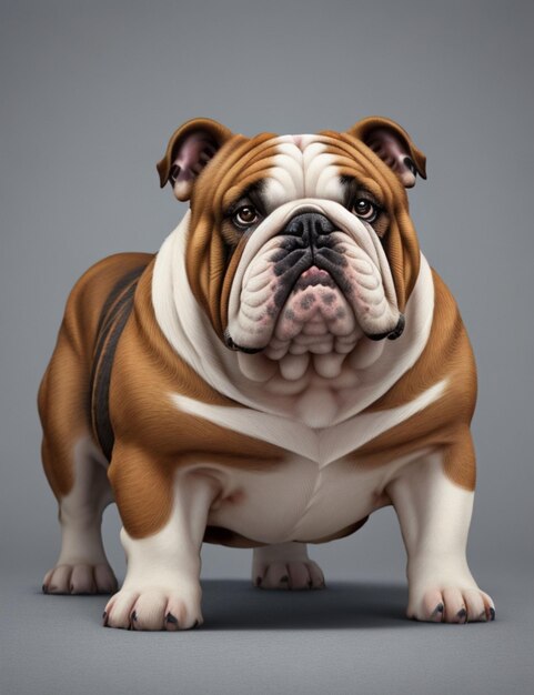 Foto foto gratis simpatico bulldog che guarda l'obbiettivo