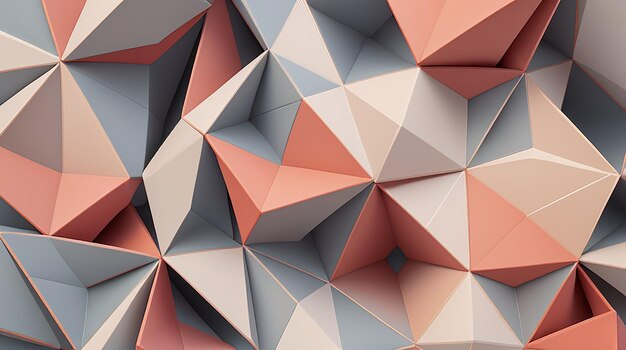 Free photo digital low poly abstract background with connecting lines and dots