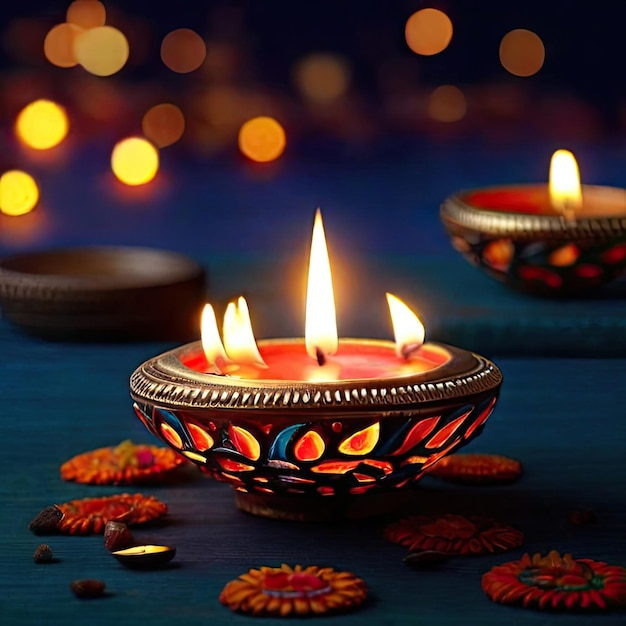 Бесплатная фотография Diwali Diya Photos