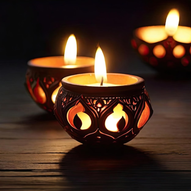 Бесплатная фотография Diwali Diya Photos