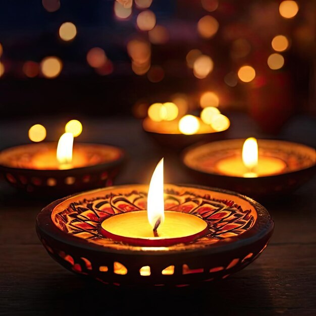 Бесплатная фотография Diwali Diya Photos