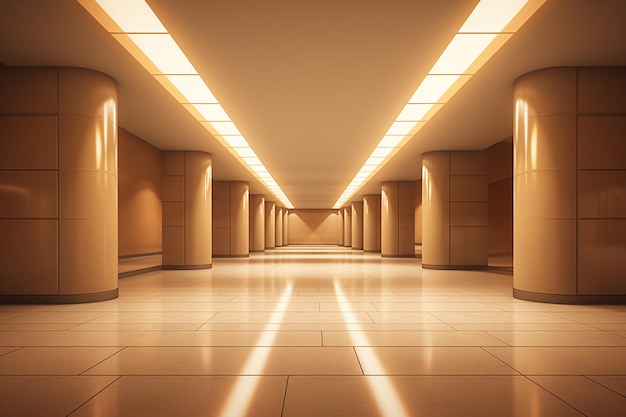 Free photo empty hallway background