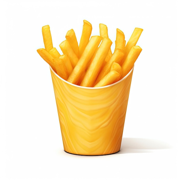 Free Photo French Fries Isolated