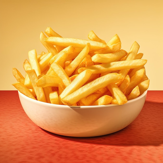 Free Photo French Fries Isolated