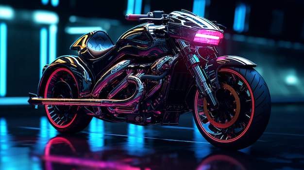 a free photo of futuristic bike