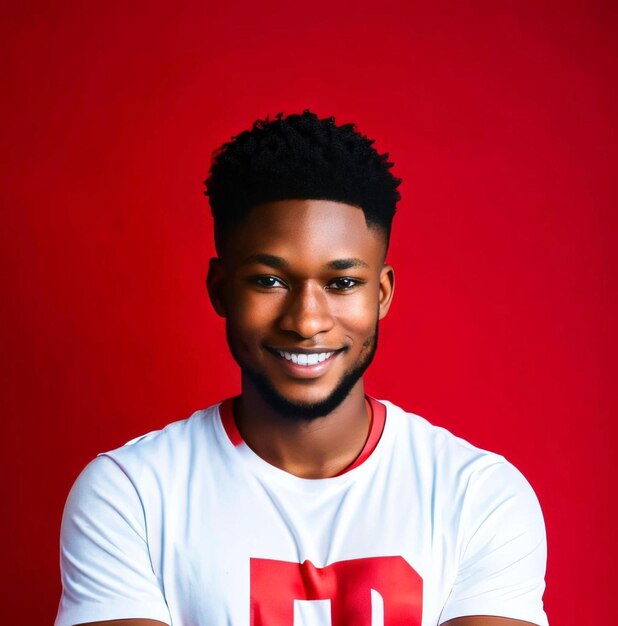 Photo free photo of a gentle african man in white