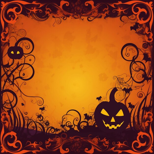 Photo free photo halloween wallpaper with evil pumpkins