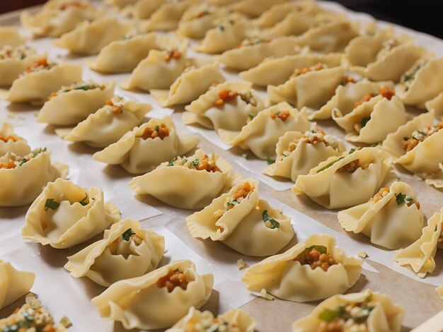 Free Photo Hand made stuffed pasta