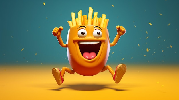 a free photo of happy fries