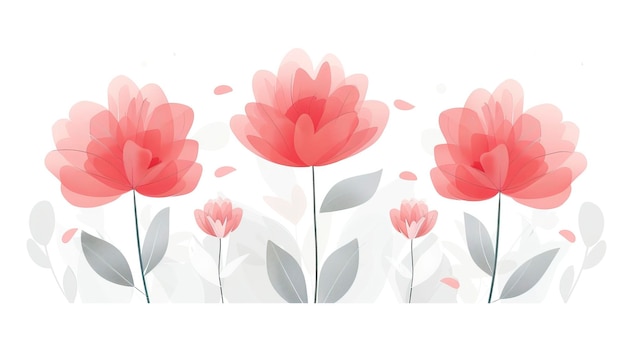 Free Photo of Happy Mothers Day This imported vector design features pink and white flowers