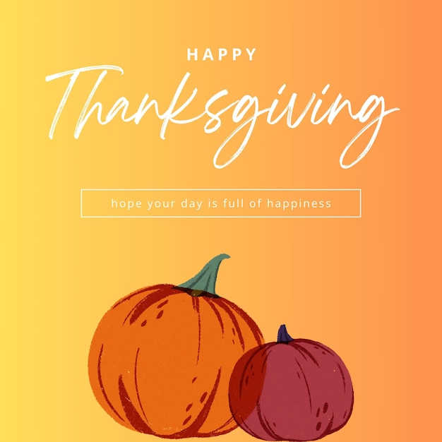 free photo happy thanksgiving poster