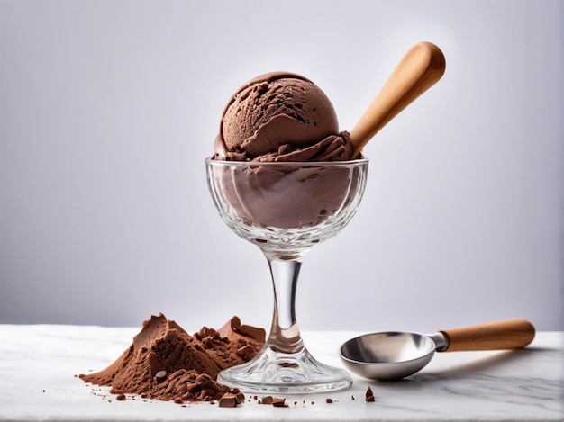 Foto fotografia gratuita di gelato al cioccolato