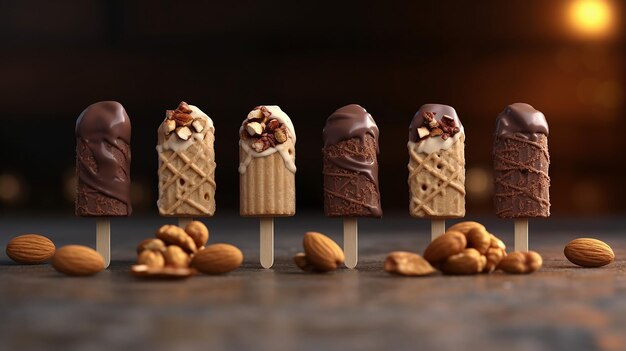 a free photo of ice creams