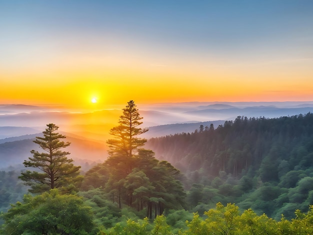 Бесплатная фотография достопримечательность лесный туризм восход солнца знаменитый древний