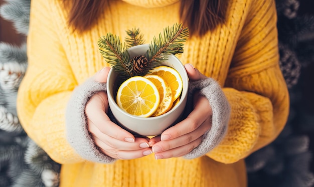 Photo free photo lemon slice in drink