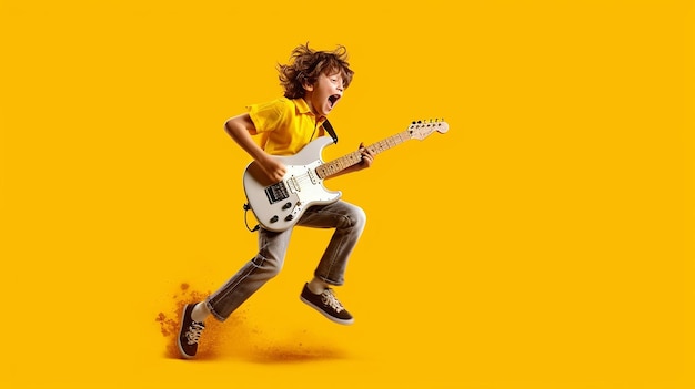 a free photo of man using guitar