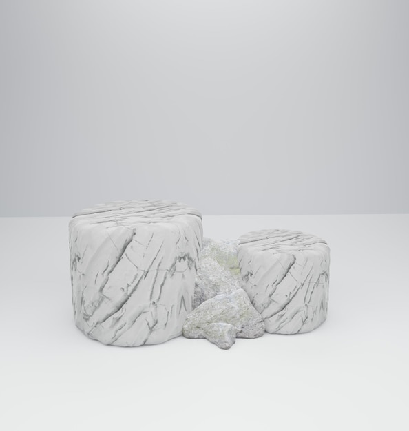 Free photo marble podium with a curtain in the backdrop modern empty scene geometric luxury B