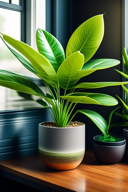 Free photo monstera deliciosa plant in a pot