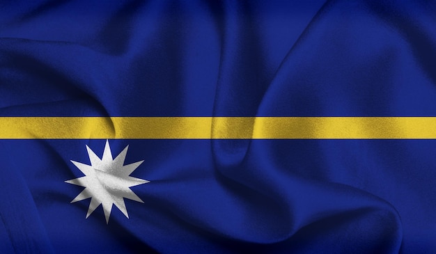 Free photo of Narau flag with fabric texture