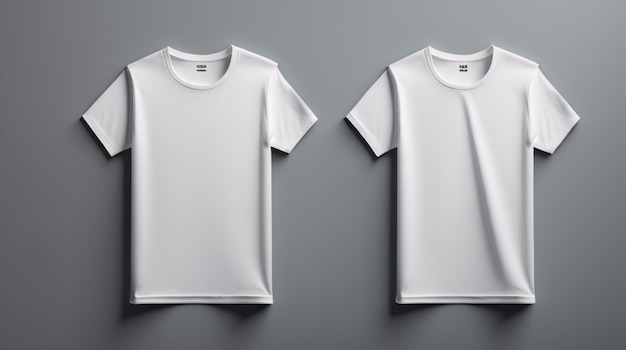 Free photo New colorful tshirts mockup with copy space on drak color Background