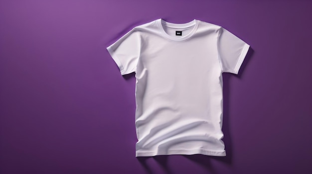 Free photo New colorful tshirts mockup with copy space on drak color Background