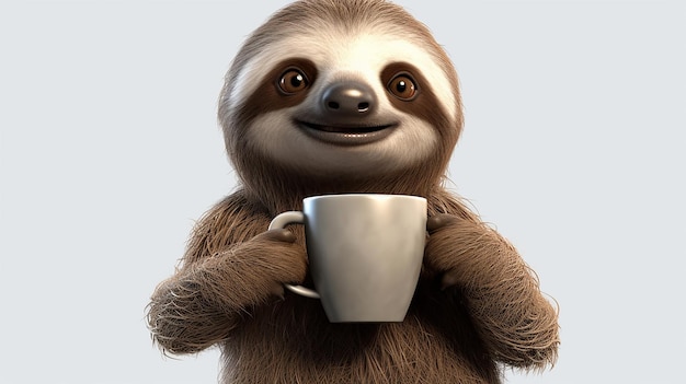 a free photo of panda with cup