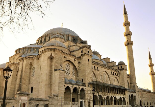 Foto foto gratuita di ramadan kareem eid mubarak lampada reale elegante con moschea