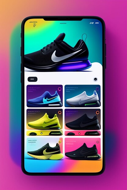 Photo free photo realistic glassmorphism mobile app template