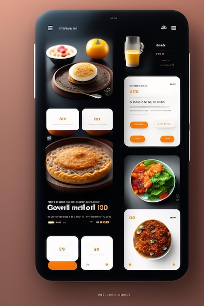 Free photo realistic glassmorphism mobile app template