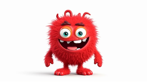 a free photo of red monster