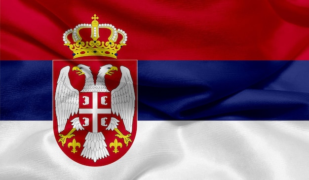 Foto foto gratis della bandiera della serbia