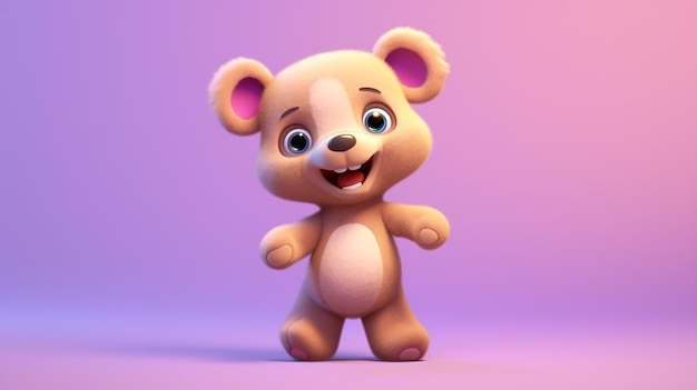 A free photo of teddy 3d