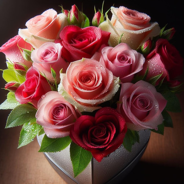 Free Photo Valentines Day Within Sitting Couple Flower And Chocolate Background