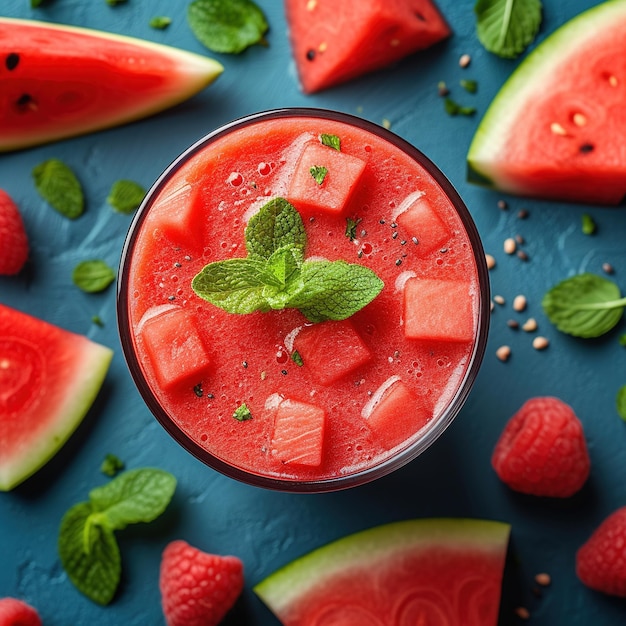 Free Photo watermelon juice