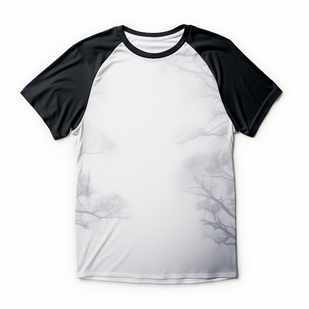 Photo free photo white tshirt with black sleeves