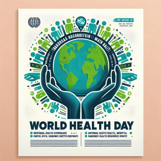 Photo free photo world health day poster template