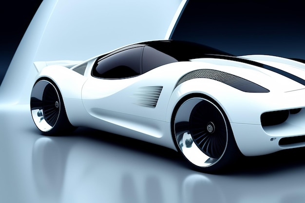 無料写真 3D  ⁇ 沢な車とカラフルな背景