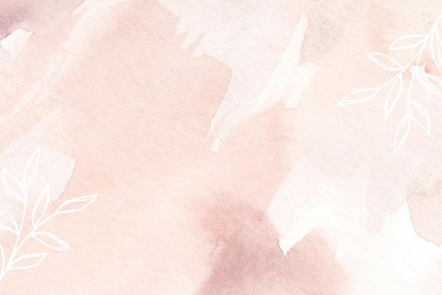 Free Pink Neutral Abstract Watercolor Linktree Background 1