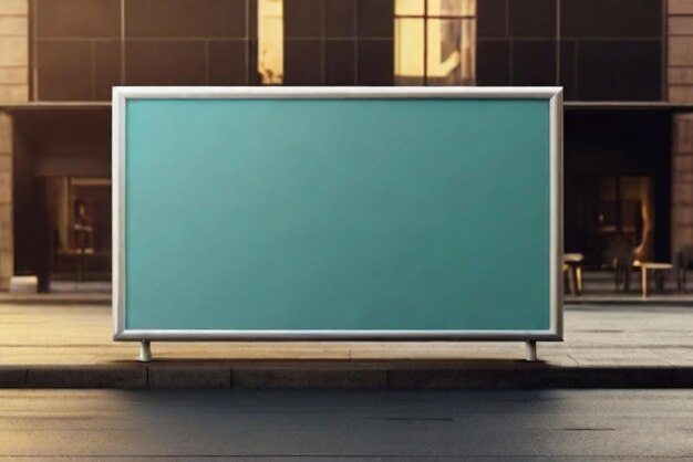 Free PSD blank billboard mockup