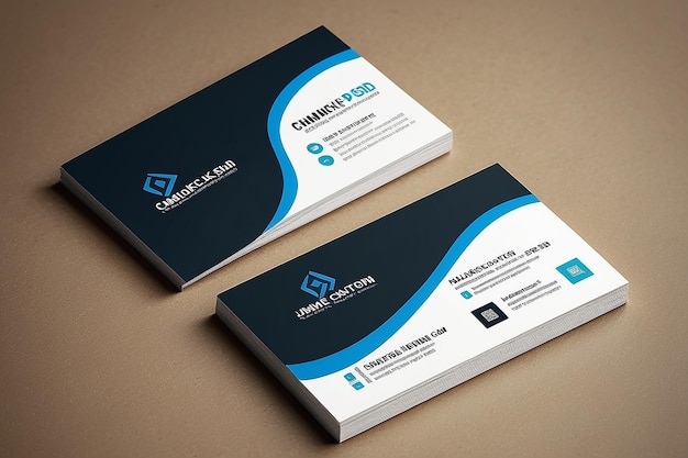 Free PSD simple psd business card template