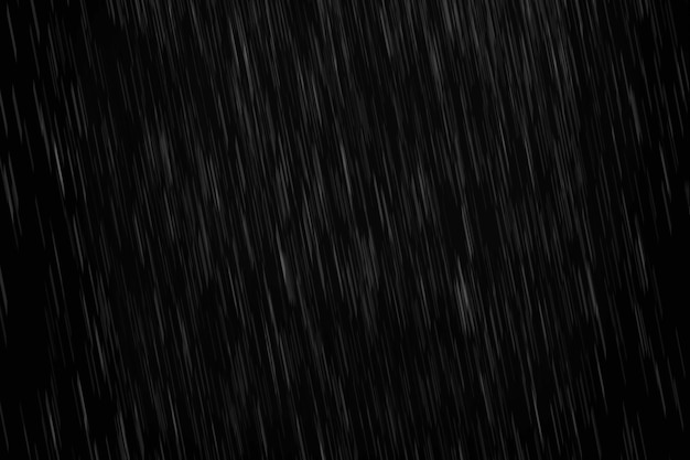 Photo free rain drops on black background overlay