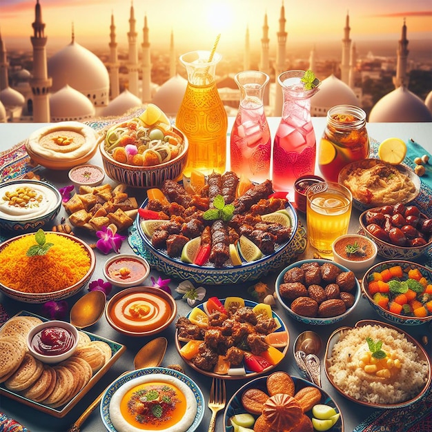 Free Ramadan Food Photo Background