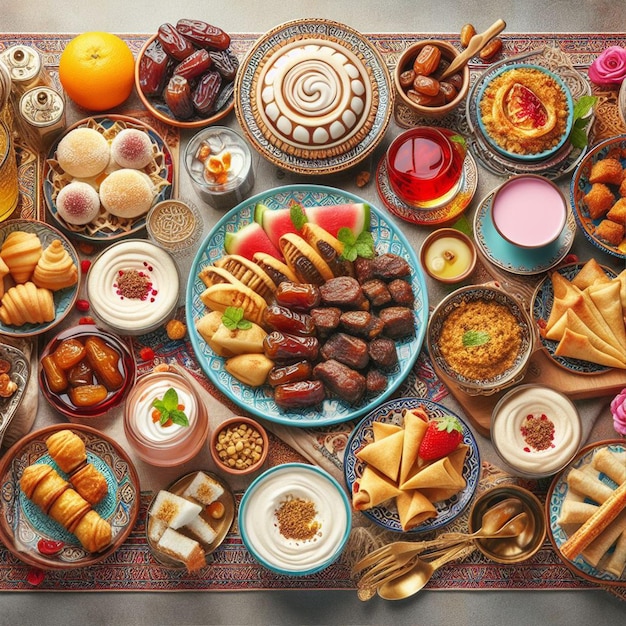 Free Ramadan Food Photo Background