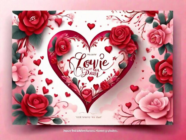 Photo free realistic valentine's day background