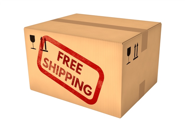 Free shipping box.