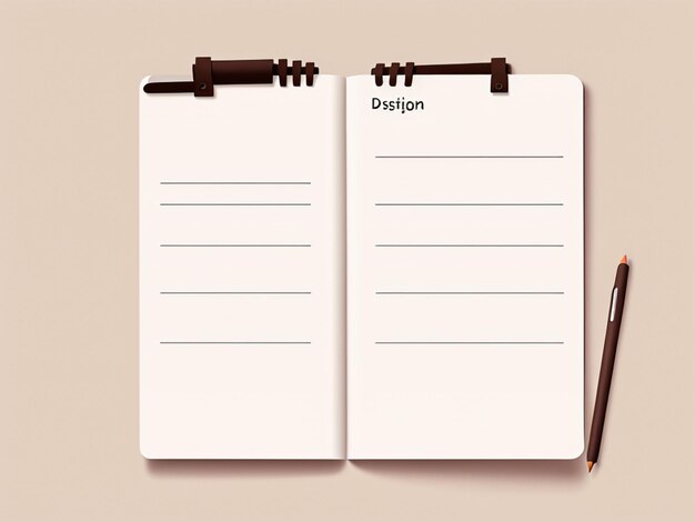 Free vector blank brown notepaper design vector