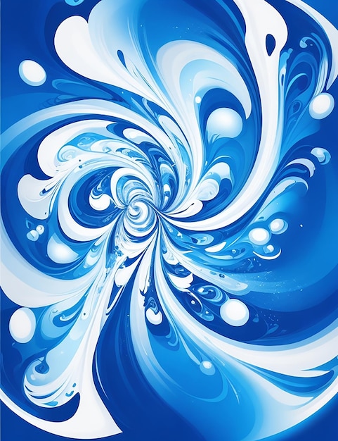 Photo free vector blue curve background